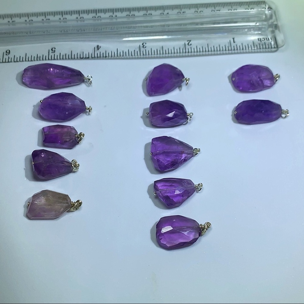 Amethyst Gemstone Necklace! - Picture 4 of 4